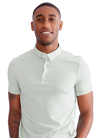 Man in white shirt